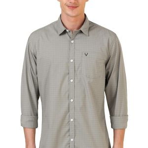 Allen Solly Men's Checkered Regular Fit Shirt