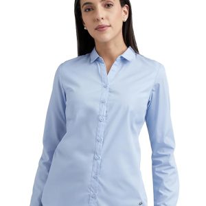 Allen Solly Women's Cotton Solid Classic Fit Shirt